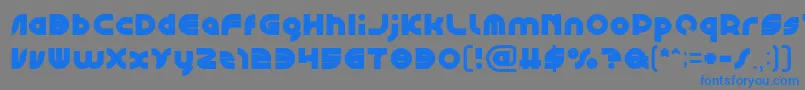 GAPHIC DESIGN Bold Font – Blue Fonts on Gray Background