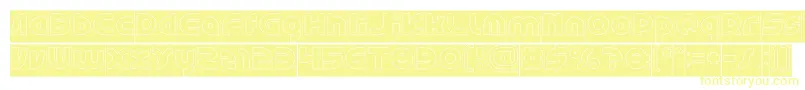 GAPHIC DESIGN Hollow Inverse Font – Yellow Fonts