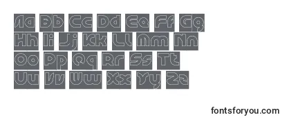 GAPHIC DESIGN Hollow Inverse-fontti