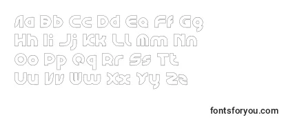 GAPHIC DESIGN Hollow Font