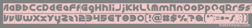 Шрифт GAPHIC DESIGN Inverse – розовые шрифты на сером фоне