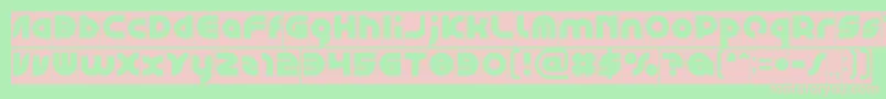 GAPHIC DESIGN Inverse Font – Pink Fonts on Green Background