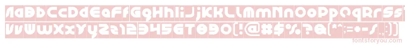 GAPHIC DESIGN Inverse Font – Pink Fonts on White Background