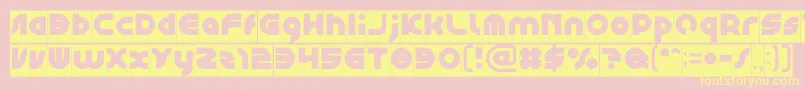 GAPHIC DESIGN Inverse Font – Yellow Fonts on Pink Background