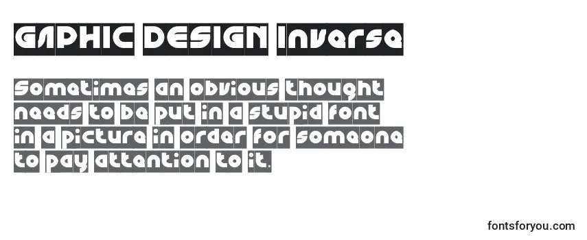 Review of the GAPHIC DESIGN Inverse Font