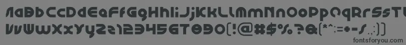 GAPHIC DESIGN Light Font – Black Fonts on Gray Background