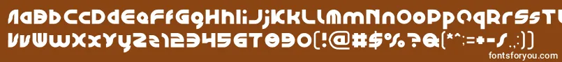 Lisätietoja GAPHIC DESIGN Light-fontista GAPHIC DESIGN Light-fontti – valkoiset fontit ruskealla taustalla