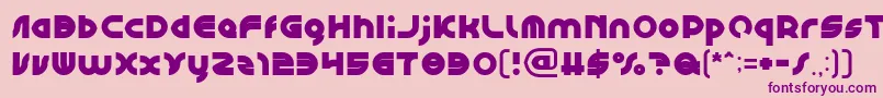 GAPHIC DESIGN Font – Purple Fonts on Pink Background