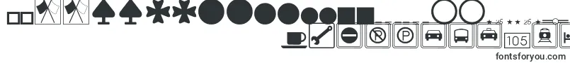 Czcionka SignsymbolsThin – czcionki dla Androida