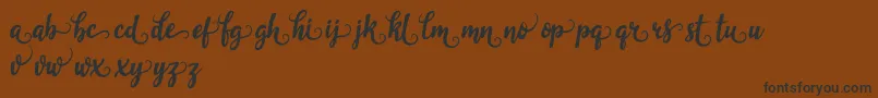 garlixbrown Font – Black Fonts on Brown Background