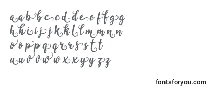 Review of the Garlixbrown Font