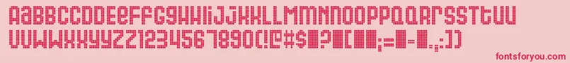 GAS      Font – Red Fonts on Pink Background