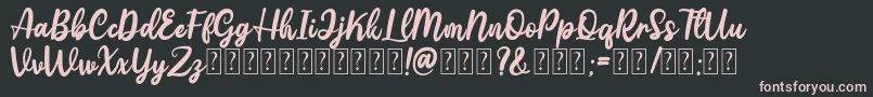 More about Gattely DEMO Font Gattely DEMO Font – Pink Fonts on Black Background