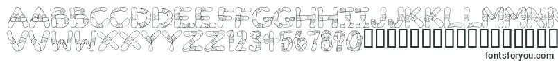 Gauze Strips Font – Handwritten Fonts