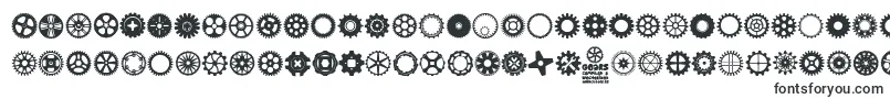 Gears Icons Font – Shape Fonts