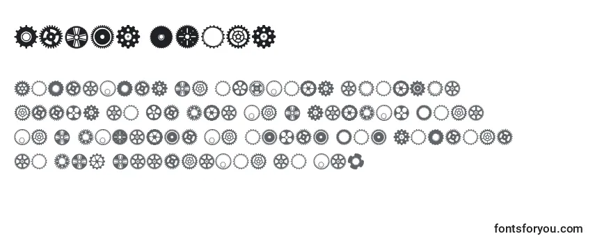 Czcionka Gears Icons