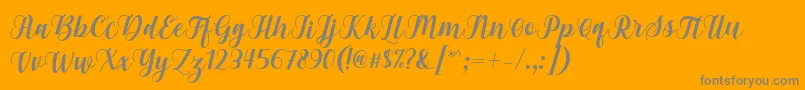 Weitere Informationen zur Gebrina Font by Keithzo 7NTypes-Schriftart Gebrina Font by Keithzo 7NTypes-Schriftart – Graue Schriften auf orangefarbenem Hintergrund