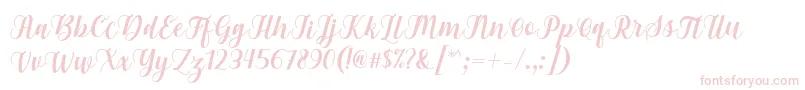 Fonte Gebrina Font by Keithzo 7NTypes – fontes cor-de-rosa