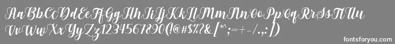 Police Gebrina Font by Keithzo 7NTypes – polices blanches sur fond gris