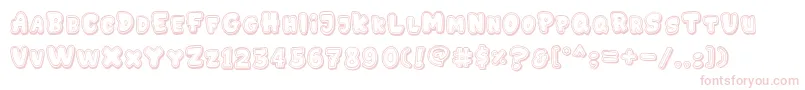 GEDEBOOG LINE Font – Pink Fonts on White Background