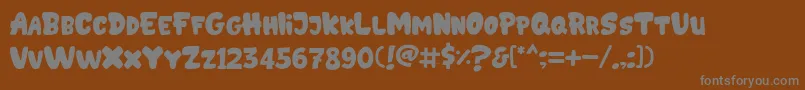 More about GEDEBOOG Font GEDEBOOG Font – Gray Fonts on Brown Background