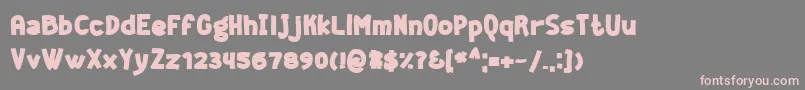 GEEKB    Font – Pink Fonts on Gray Background