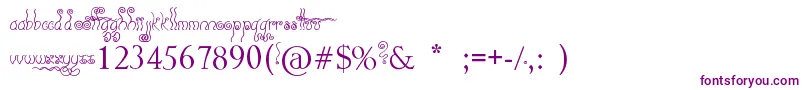 Geez    Seriously    Font – Purple Fonts on White Background