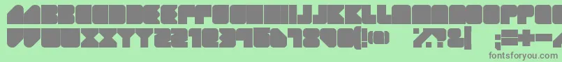 GEIST RND Font – Gray Fonts on Green Background