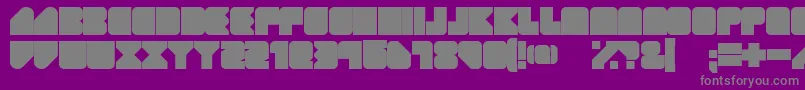 GEIST RND Font – Gray Fonts on Purple Background