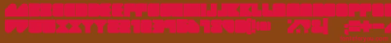 GEIST RND Font – Red Fonts on Brown Background