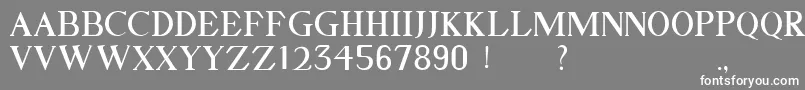 フォントGELLATO – 灰色の背景に白い文字