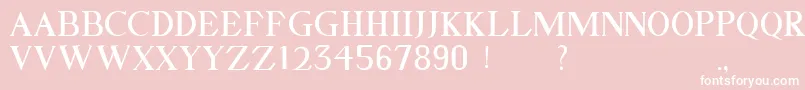 GELLATO Font – White Fonts on Pink Background