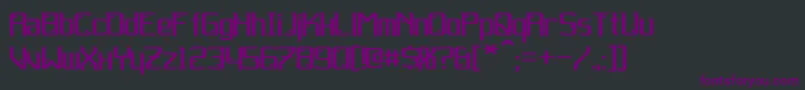 Gemcut Font – Purple Fonts on Black Background