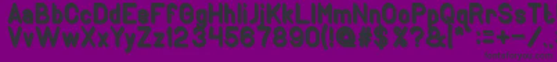 GENERATION Bold Font – Black Fonts on Purple Background