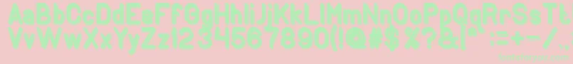 GENERATION Bold Font – Green Fonts on Pink Background