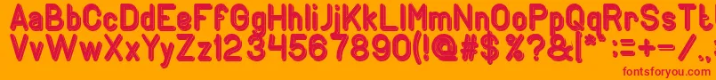 GENERATION Bold Font – Red Fonts on Orange Background
