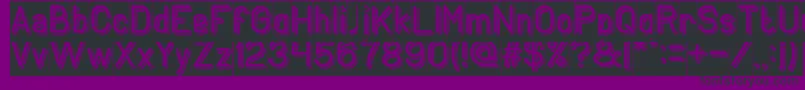 GENERATION Inverse Font – Black Fonts on Purple Background