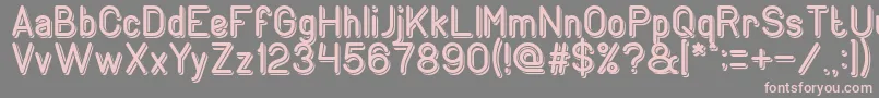 GENERATION Font – Pink Fonts on Gray Background