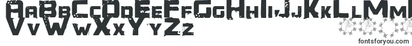 Generator REX Font – Damaged Fonts