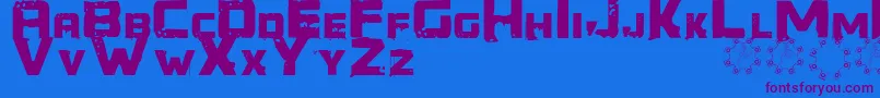 More about Generator REX Font Generator REX Font – Purple Fonts on Blue Background