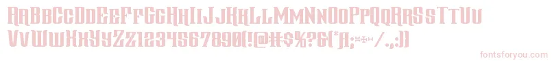 gentlemancaller Font – Pink Fonts on White Background