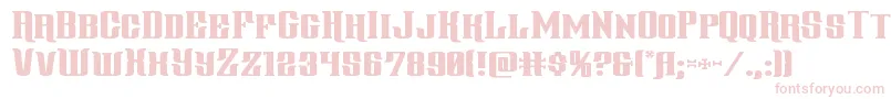 gentlemancallerexpand Font – Pink Fonts on White Background