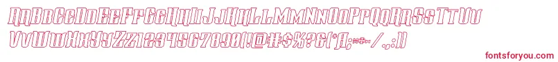 gentlemancalleroutital Font – Red Fonts