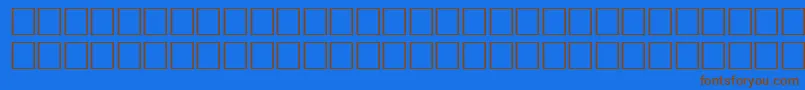 Шрифт MurmanskfwfRegular – коричневые шрифты на синем фоне