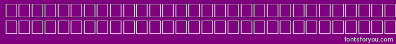 フォントMurmanskfwfRegular – 紫の背景に緑のフォント
