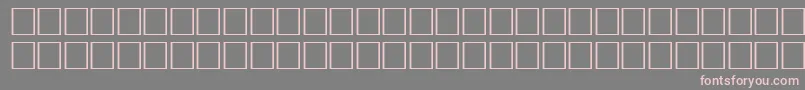 フォントMurmanskfwfRegular – 灰色の背景にピンクのフォント