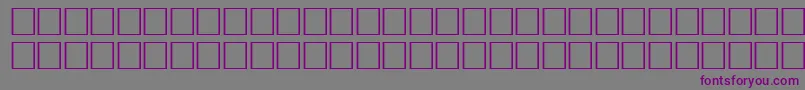 フォントMurmanskfwfRegular – 紫色のフォント、灰色の背景
