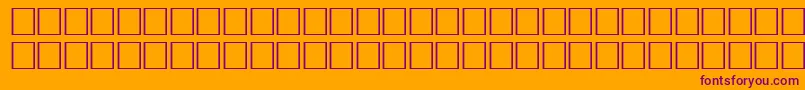 MurmanskfwfRegular Font – Purple Fonts on Orange Background