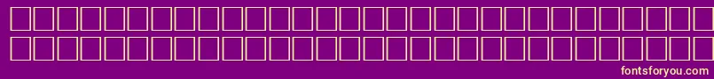 MurmanskfwfRegular Font – Yellow Fonts on Purple Background
