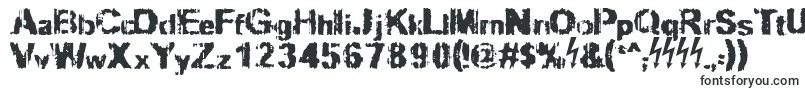 Slippy-fontti – rikkinäiset fontit
